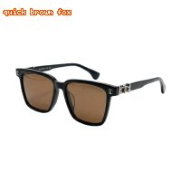 Classic black sunglasses of Chrome Hearts
