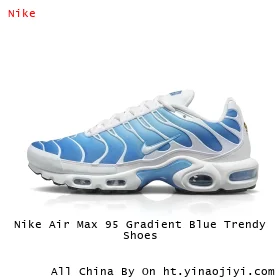 Nike Air Max 95 Gradient Blue Trendy Shoes