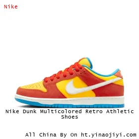 Nike Dunk Multicolored Retro Athletic Shoes