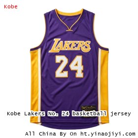 Kobe Lakers No. 24 basketball jersey