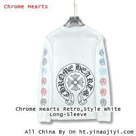 Chrome Hearts Retro Style White Long-Sleeve