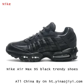 Nike Air Max 95 black trendy shoes