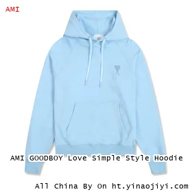 AMI GOODBOY Love Simple Style Hoodie