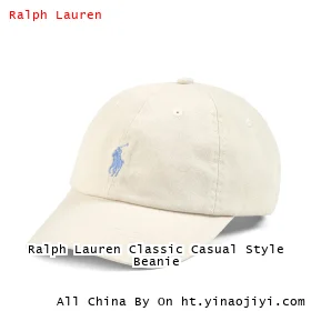 Ralph Lauren Classic Casual Style Beanie