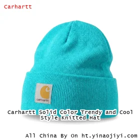 Carhartt Solid Color Trendy and Cool Style Knitted Hat