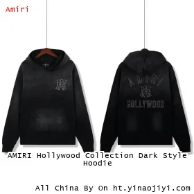 AMIRI Hollywood Collection Dark Style Hoodie