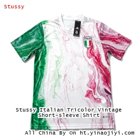 Stussy Italian Tricolor Vintage Short-sleeve Shirt