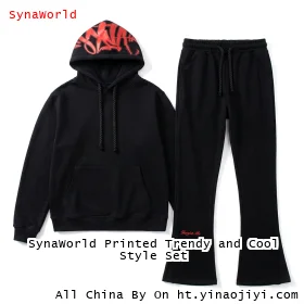 SynaWorld Printed Trendy and Cool Style Set