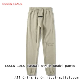 ESSENTIALS casual style khaki pants