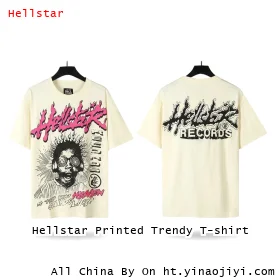 Hellstar Printed Trendy T-shirt