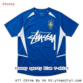 Stussy sporty blue T-shirt