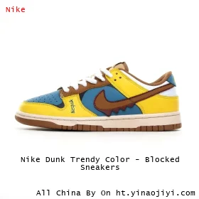 Nike Dunk Trendy Color - Blocked Sneakers