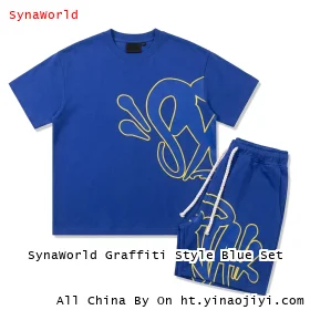 SynaWorld Graffiti Style Blue Set