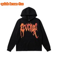 Revenge Flame Wind Black Hoodie