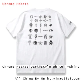 Chrome Hearts Dark Style White T-shirt