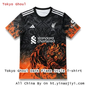 Tokyo Ghoul Dark Flame Style T-shirt