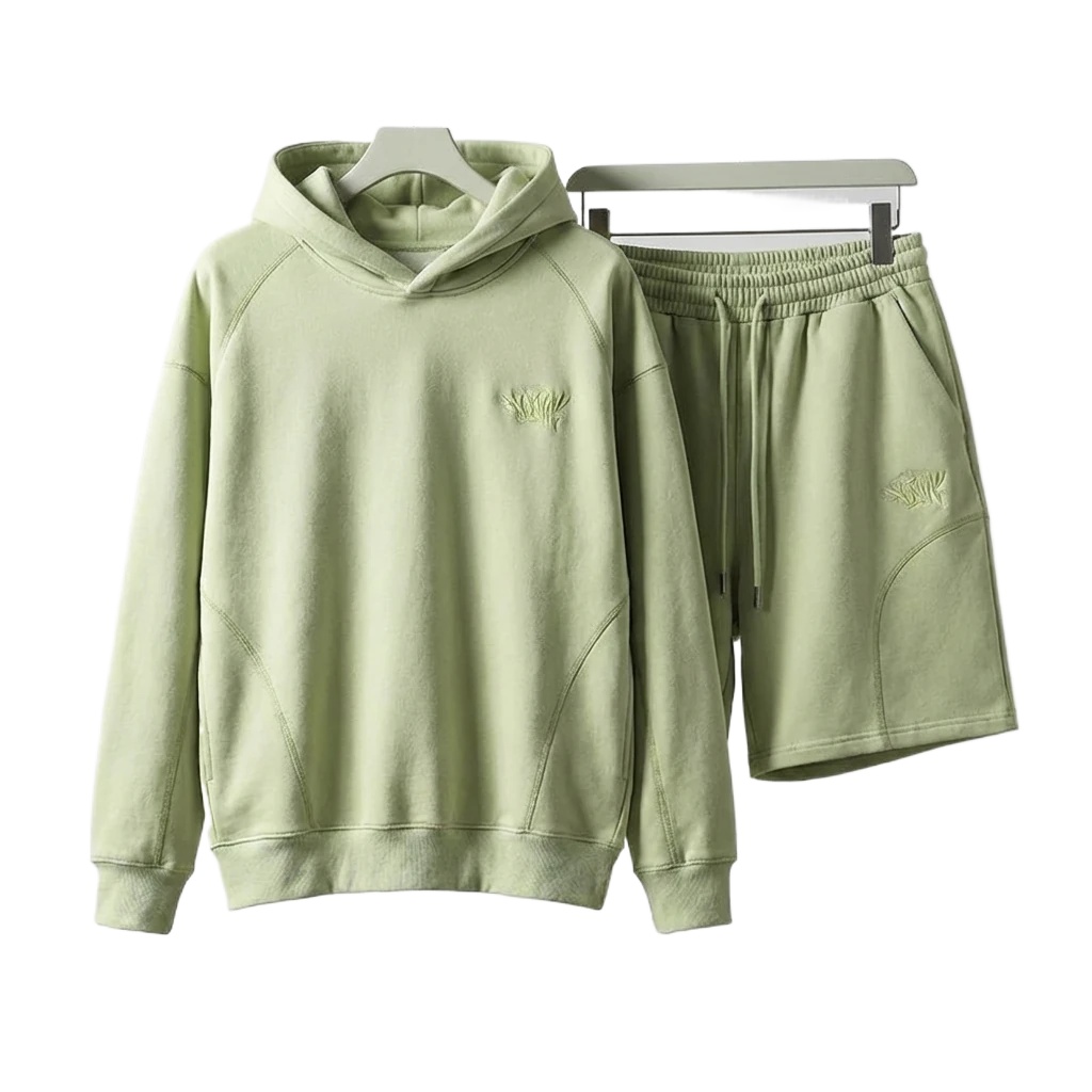 SynaWorld casual style light green suit