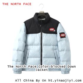 The North Face Color-blocked Down Jacket
