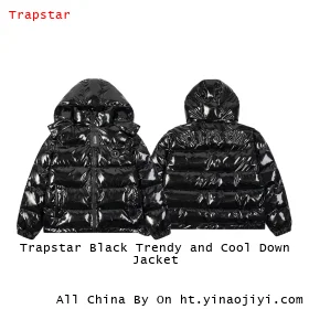 Trapstar Black Trendy and Cool Down Jacket