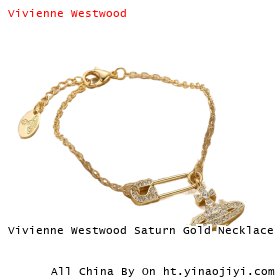 Vivienne Westwood Saturn Gold Necklace