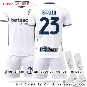 The Inter Milan sporty white jersey