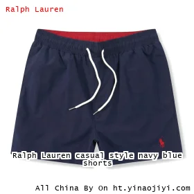 Ralph Lauren casual style navy blue shorts