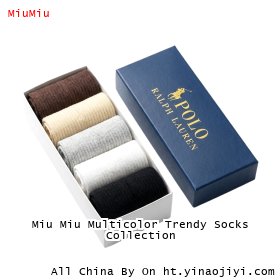 Miu Miu Multicolor Trendy Socks Collection