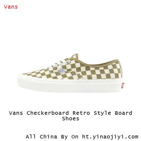 Vans Checkerboard Retro Style Board Shoes