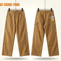 Carhartt retro-style khaki work pants