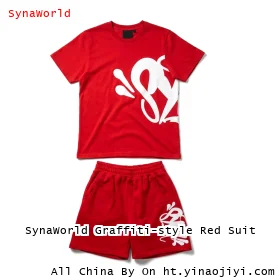 SynaWorld Graffiti-style Red Suit