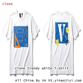 Vlone trendy white T-shirt