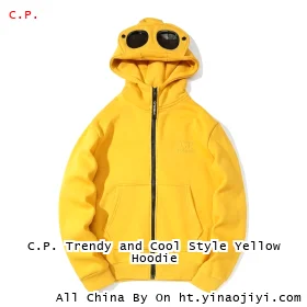 C.P. Trendy and Cool Style Yellow Hoodie