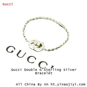Gucci Double G Sterling Silver Bracelet