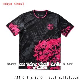 Barcelona Tokyo Ghoul Style Black T-shirt