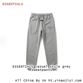 ESSENTIALS casual style grey sweatpants