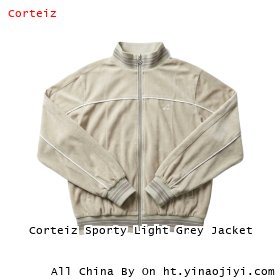 Corteiz Sporty Light Grey Jacket