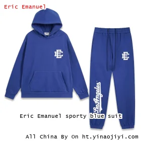 Eric Emanuel sporty blue suit