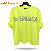 Balenciaga fluorescent style T-shirt