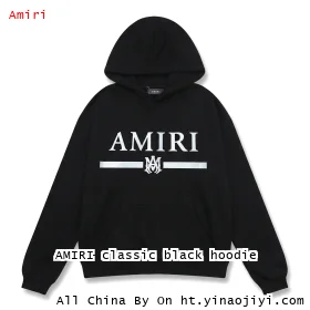 AMIRI classic black hoodie