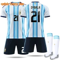 Argentine blue and white striped football jersey