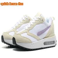 Nike retro-style off-white sports shoes