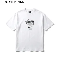 Stussy Co-branded Simple Style White T-shirt