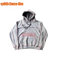 Supreme classic grey hoodie