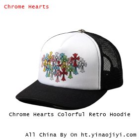 Chrome Hearts Colorful Retro Hoodie