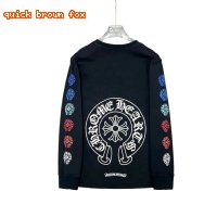 Chrome Hearts Colorful Print Black Hoodie