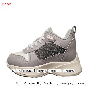 Dior casual grey sports shoes