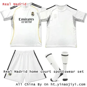 Real Madrid home court sportswear set