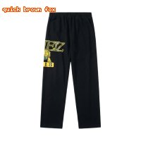 Corteiz Printed Trendy and Cool Style Black Pants
