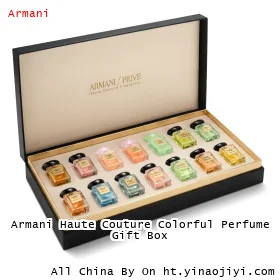 Armani Haute Couture Colorful Perfume Gift Box