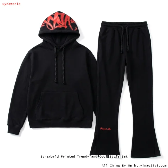 SynaWorld Printed Trendy and Cool Style Set